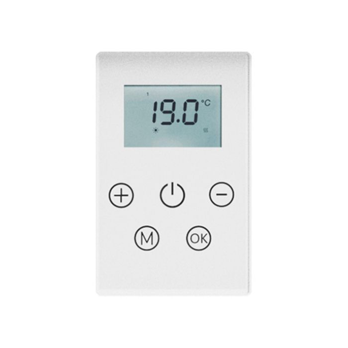Carrera - Seche-serviettes sans fluide lames plates pivotantes LCD 500W Carrera - Seche-serviettes sans fluide lames plates pivotantes LCD 500W