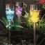 Led Lampe De Jardin Solaire Exterieur Mosaique Pelouse Lightning