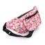 Rose Fuchsia Bum Sac avec Fleur Festival Argent Vacances Shopping Voyage Ceinture