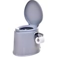 Toilette sèche portable - Marque - Modèle - Autonome en camping - Facile à vidanger et nettoyer-0