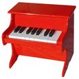 VILAC - Piano rouge 18 touches avec partitions-0