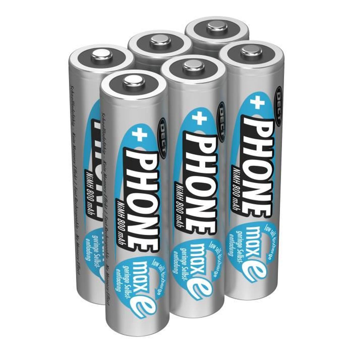 Piles Rechargeables ANSMANN AA 1300 MAh - Faible Autodécharge, Préchargées, Pour Téléphone Sans Fil, Babyphone... - 8