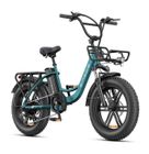 ENGWE L20 BOOST - Vélo électrique 20" - Autonomie 140km - Batterie Amovible 48V13Ah - Moteur 250W - 7 vitesses - VTC Fat bike,Vert
