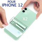 FAMILIASHOP Lot 2 Films Protection arrière Totale Entier Pour iPhone 12