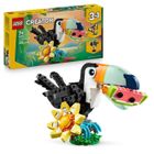 LEGO Creator 3-en-1 31173 Animaux Sauvages : le Toucan Tropical - Jeu dès 7 ans