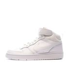 Baskets - NIKE - Court Borough Mid 2 GS - Cuir - Lacets - Plat - Garçon