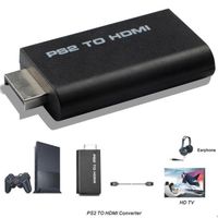 Adaptateur de convertisseur Audio vidéo HDV G300 PS2 vers HDMI 480i-480p-576i avec sortie Audio 3.5mm, prend
