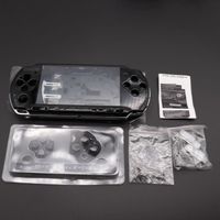 noir - coque de remplacement transparente pour Console de jeu PSP3000 PSP 3000, boîtier complet avec Kit de b