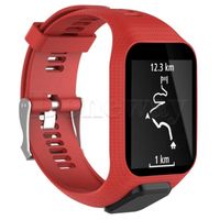 Bracelet de montre courroie bande pour TomTom Adventurer Golfer 2 Runner 2/3 Spark / Spark 3 GPS Watch - Rouge