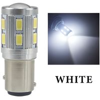 1x Ampoule LED BAY15D P21/5W 12 Smd et CREE Blanc Veilleuses pour Voiture