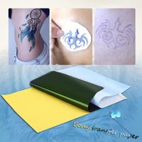 10 pièces tatouage papiers de transfert Papier Carbone Copier Pochoir A4