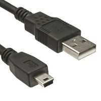 Câble mini USB de synchronisation / données pour GPS Tomtom Via 135 M,, EasySMX 7 , Garmin nüvi 2797LMT, 55, 2689LMT, Camper