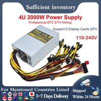 SENLIFANG 4U 2000w Suitable for mining Power Supply 8GPU ETH Rig Ethereum Miner 180-240v PC PSU temperature control
