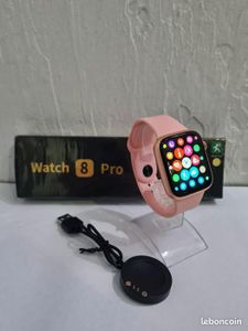 MONTRE CONNECTÉE Smart Watch 8 Pro Rose Montre intelligente connect