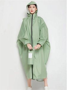 Imperméable - Trench Poncho,Manteau de pluie Long en PU pour femmes et 