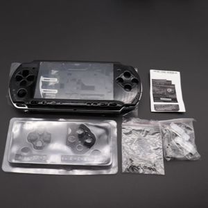 CONSOLE PSP noir - coque de remplacement transparente pour Con