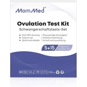 TEST D'OVULATION Tests De Grossesse - Mommed Test Ovulations Kit Comprend 5 X 15 D D ovulation Fertilité Détection