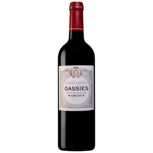 VIN ROUGE GASSIES 2015 AOP MARGAUX -Vin rouge de Bordeaux - 