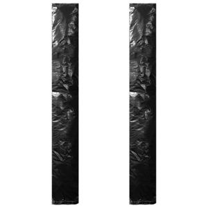 HOUSSE DE PARASOL Housse de parasol ESTINK - PE 175 cm - Noir - Fermeture éclair et corde de fixation