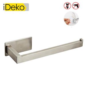 Porte Serviette Salle de Bain Auto-AdhéSif Blanc 30cm - Bricolage