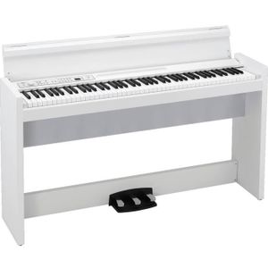 PIANO KORG KOP LP380U-WH - 88 notes, blanc avec stand
