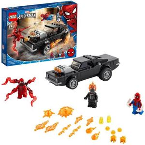 ASSEMBLAGE CONSTRUCTION LEGO® Marvel Spider-Man 76173 et Ghost Rider contr