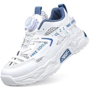 BASKET AIUD Chaussures pour enfants - baskets pour garçons, confortables, respirantes et polyvalentes-Blanc