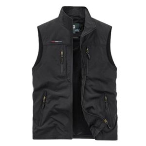 Gilet De Travail Homme Multi-poches Camouflage - Coton, Léger, Respirant, Pour Pêche, Chasse, Extérieur - 10