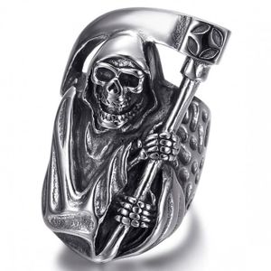 Bague biker homme grande taille discount
