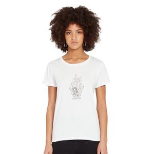 T-SHIRT T-shirt Volcom Radical Daze Tee Star White Femme