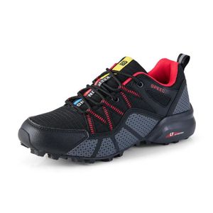 CHAUSSURES DE RANDONNÉE Chaussures de randonnée Chaussures de randonnée d'été OOTDAY Hommes-Adultes Imperméable Respirant Confortable-Rouge
