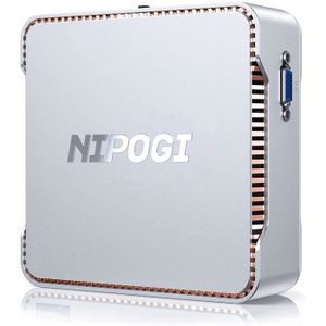 UNITÉ CENTRALE  NiPoGi Mini PC Windows 11 Pro, 8GB RAM DDR4 / 256G