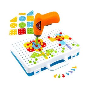 1 pièces mosaïque bricolage kit d'outils en plastique perceuse vis puzzle  pour enfants SOIN DE LA MAISON - NETTOYAGE - MENAGE - Achat / Vente maison  - ménage - Cdiscount