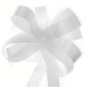 Ensemble D/écoration Mariage Voiture Rose Poupon Ruban 6 M/ètres Noeud 50mm x 3