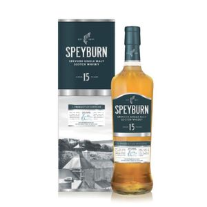 WHISKY BOURBON SCOTCH SPEYBURN - Speyside Single Malt Scotch Whisky - 15