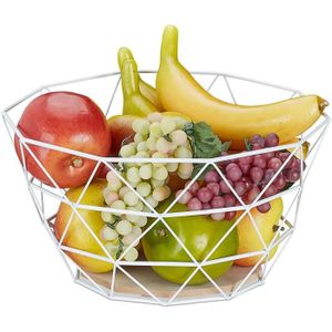 PORTE FRUITS - COUPE  Corbeille à Fruits, Panier décoratif, légumes, Fer