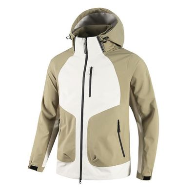 Veste Décontractée Homme Softshell - Coupe-vent, Imperméable, Respirante - Légère, Poches Zippées - Pour Sport, Automne, Hiver