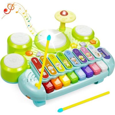 Xylophone Jouet Jouet Musical Éducatif pour L'Éveil Précoce | Instrument De Percussion Musicale Cadeau Anniversaire Noël Filles Garçons Salle De x