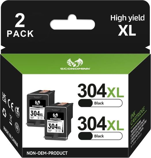 304Xl Cartouches D'Encre Remplacement Pour Hp Cartouche 304 Noir Et