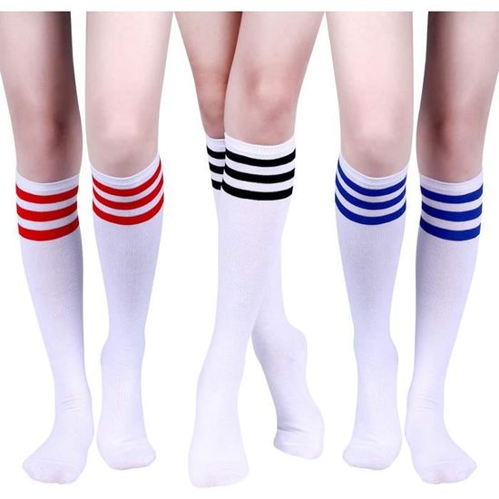 Chaussettes Extra Longues Noir Naturel | Confort & Vie