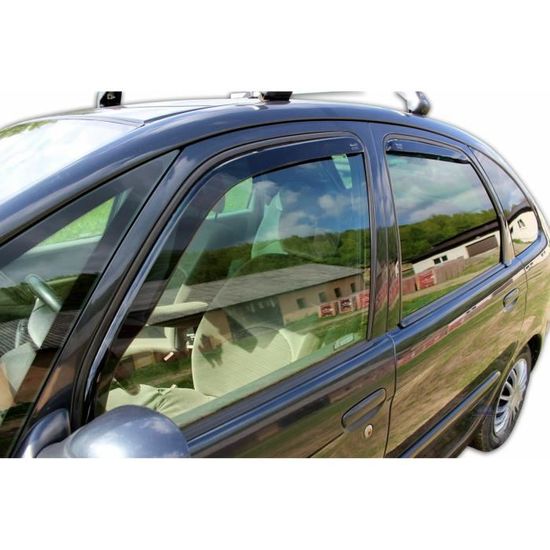 Déflecteurs D'Air Farad Pour Citroën C3 Picasso 2009+ - Lot De 2 Anti-Turbo Gris