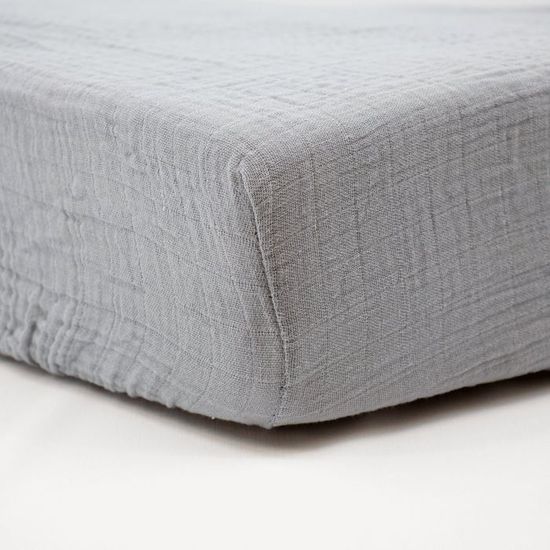 Lot De 2 Draps-housses Bébé 70x140 Cm En Mousseline De Coton - Protège Matelas Doux Et Respirant - Pour Lit Bébé, Lit De Voyage