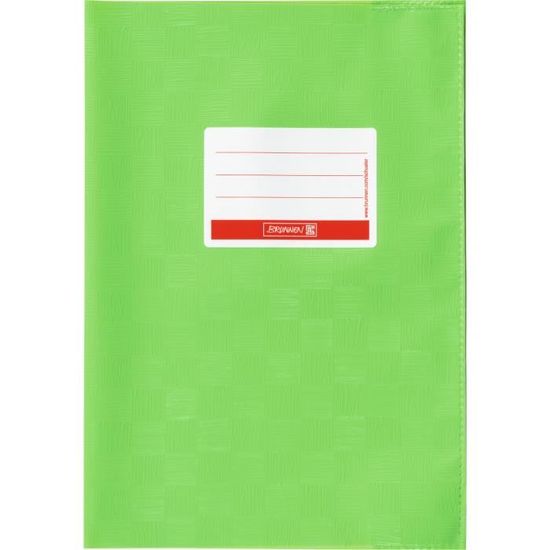Protège-cahier Brunnen Format A5 Paysage – Transparent, Avec étiquette, En Polypropylène - 1