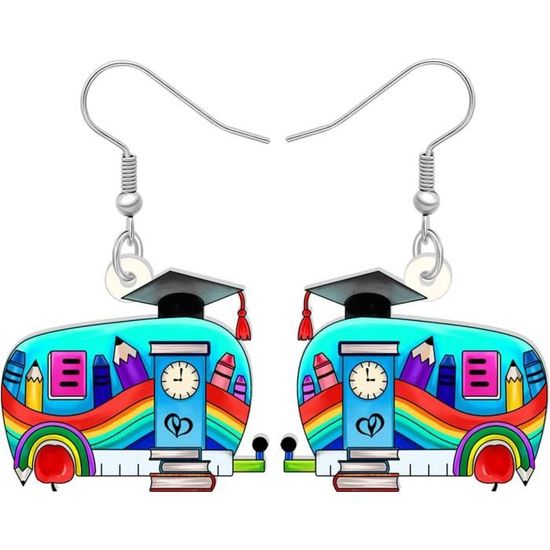 Boucles D'oreilles Pendantes En Forme De Cassette Audio Rétro Disco Année 80 - Montres & Bijoux