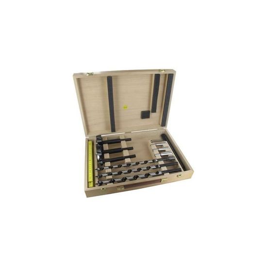 Lot 12 Mèches Forstner 10-50 Mm à Tige Ronde – Forets à Bois Carbure De Tungstène Multi-Dents, Perceuse Rapide Et Propre