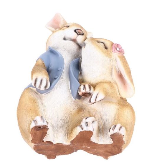 Porte-lunettes Créatif En Forme De Lapin - Résine Blanche 16cm - Déco De Bureau, Cadeau Original - Support Stable Pour Lunettes