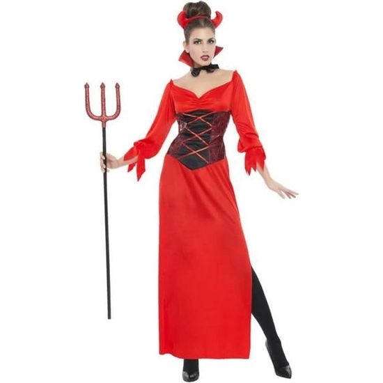 Deguisement De Demon Ou Diable Pour Femme Cdiscount Jeux Jouets