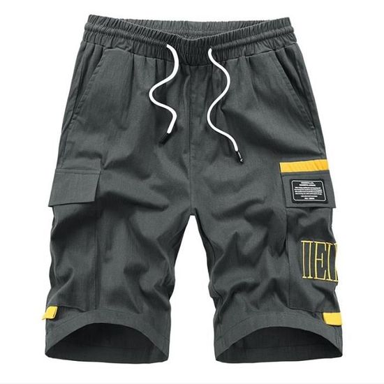 Short Cargo Homme En Coton élastique - Multi-poches, Coupe Ample - Pour Travail, Randonnée, Pêche, Militaire - Taille Grande Disponible - 12