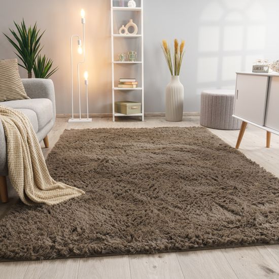 Hiser Tie-Dye Rugs Tapis de Salon à Poils Longs Tapis de Sol Moelleux Shaggy Doux et Confortable Moderne Tapis Antidérapant Décoration Intérieure Tapis Moelleux pour Chambre (Bleu Clair,140x200cm