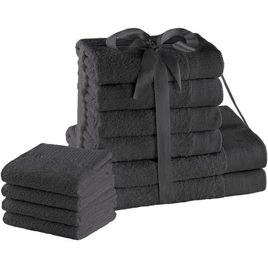 Grande Serviette de Bain Blanche en Coton épais Serviettes de Douche Maison Salle de Bain hôtel Adultes (Blanc Taille Unique